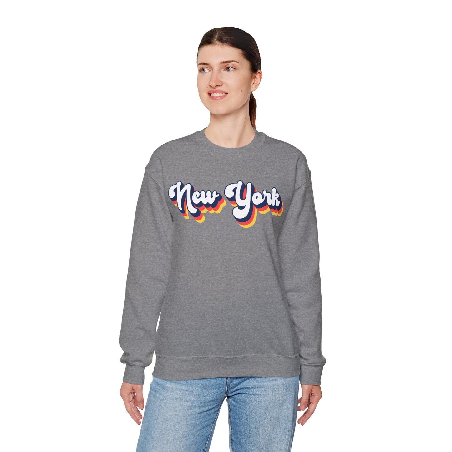 Retro New York Crewneck Sweatshirt