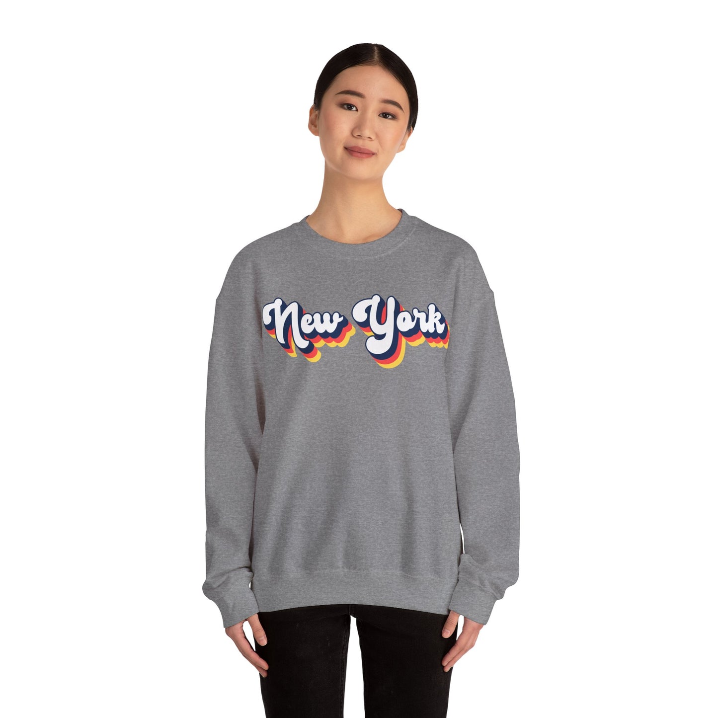 Retro New York Crewneck Sweatshirt