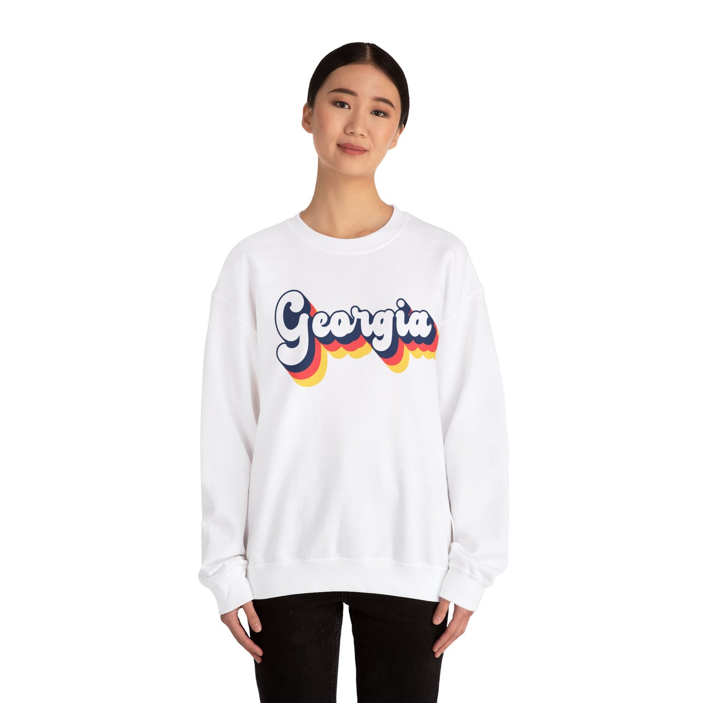 Retro Georgia Crewneck Sweatshirt