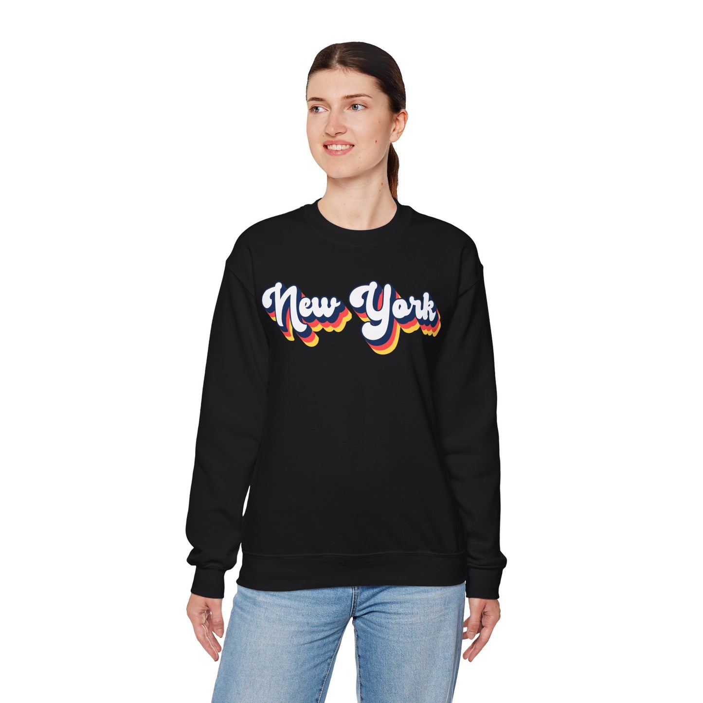 Retro New York Crewneck Sweatshirt