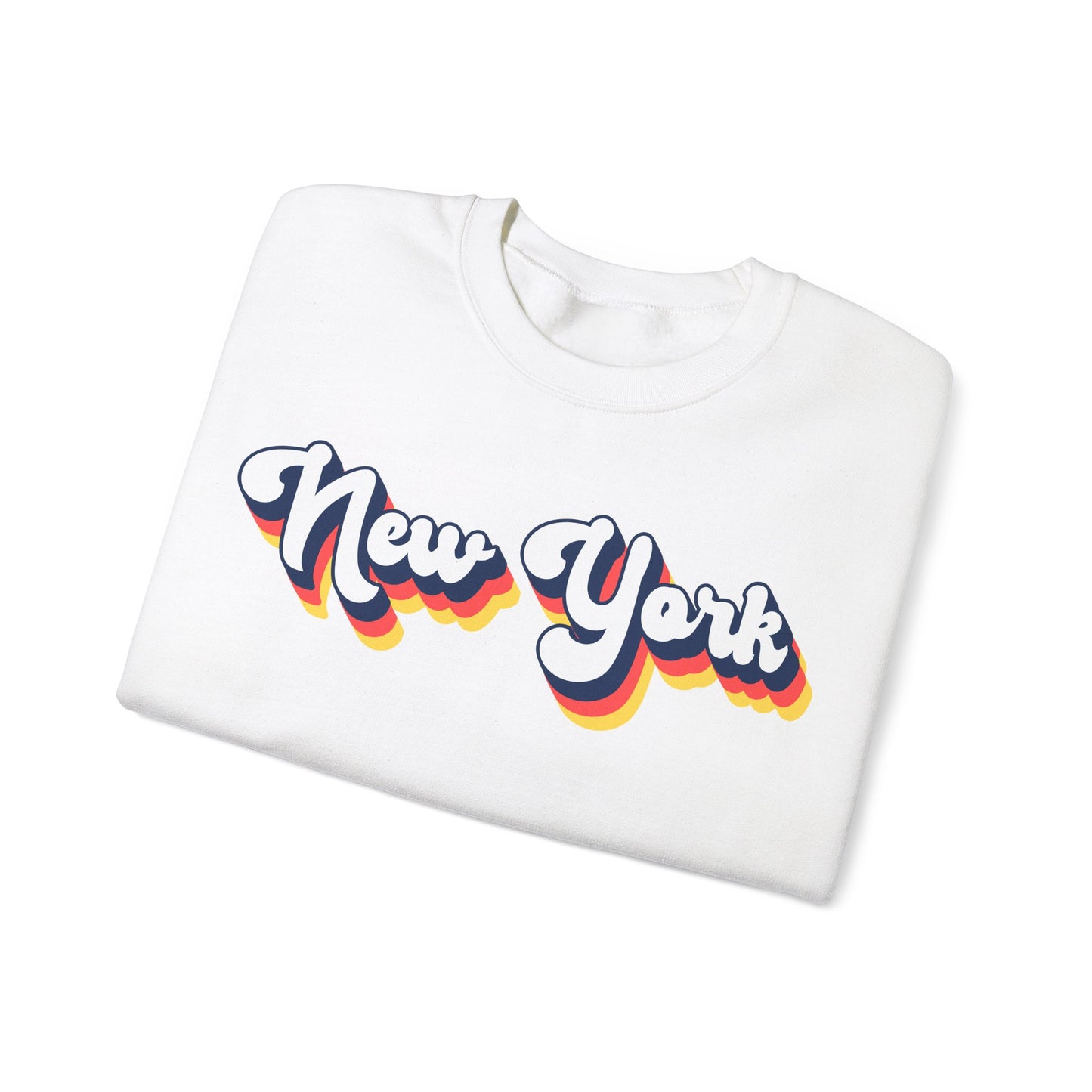 Retro New York Crewneck Sweatshirt