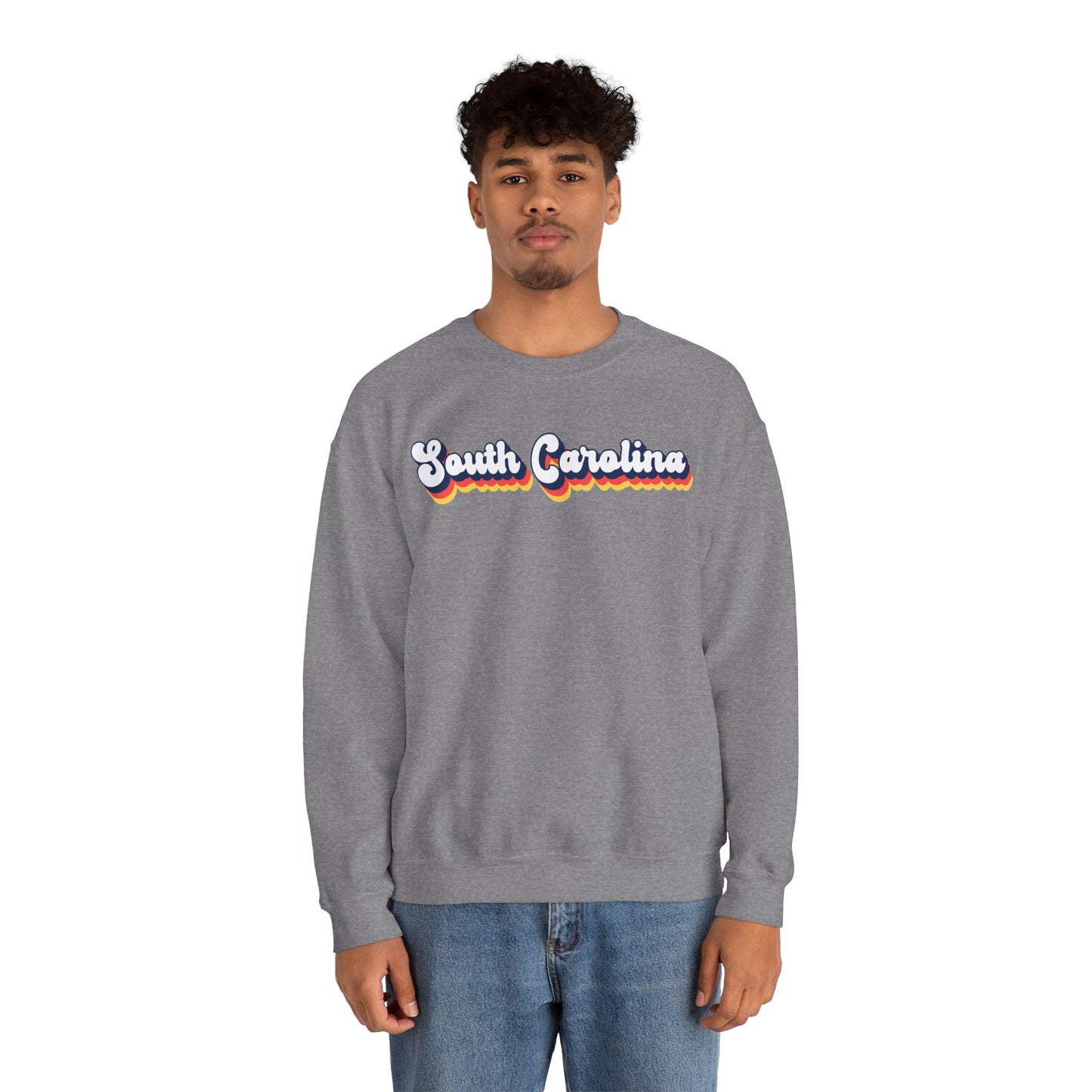 Retro South Carolina Crewneck Sweatshirt