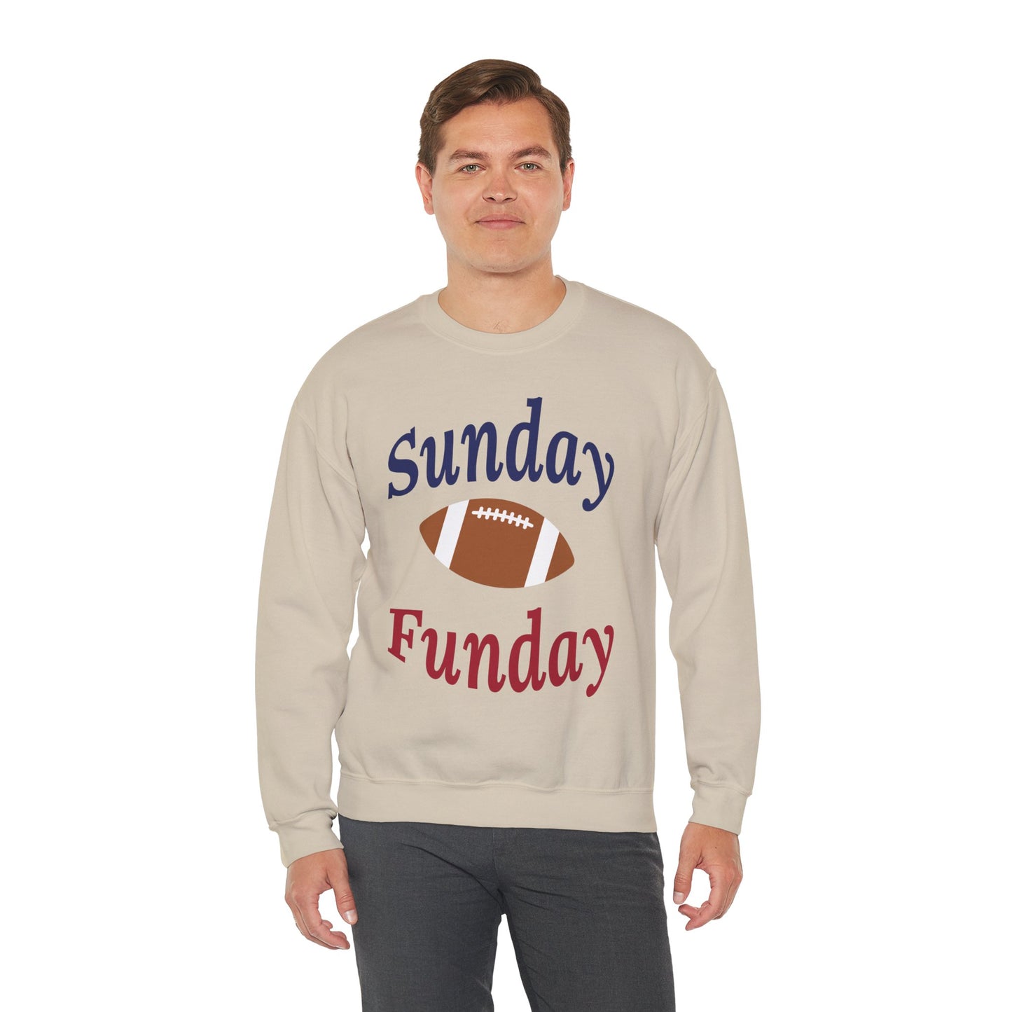 Sunday Funday New York Giants Unisex Heavy Blend™ Crewneck Sweatshirt