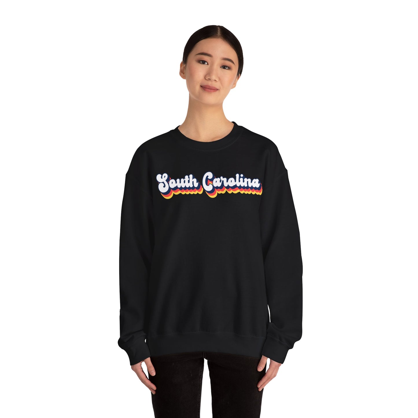 Retro South Carolina Crewneck Sweatshirt