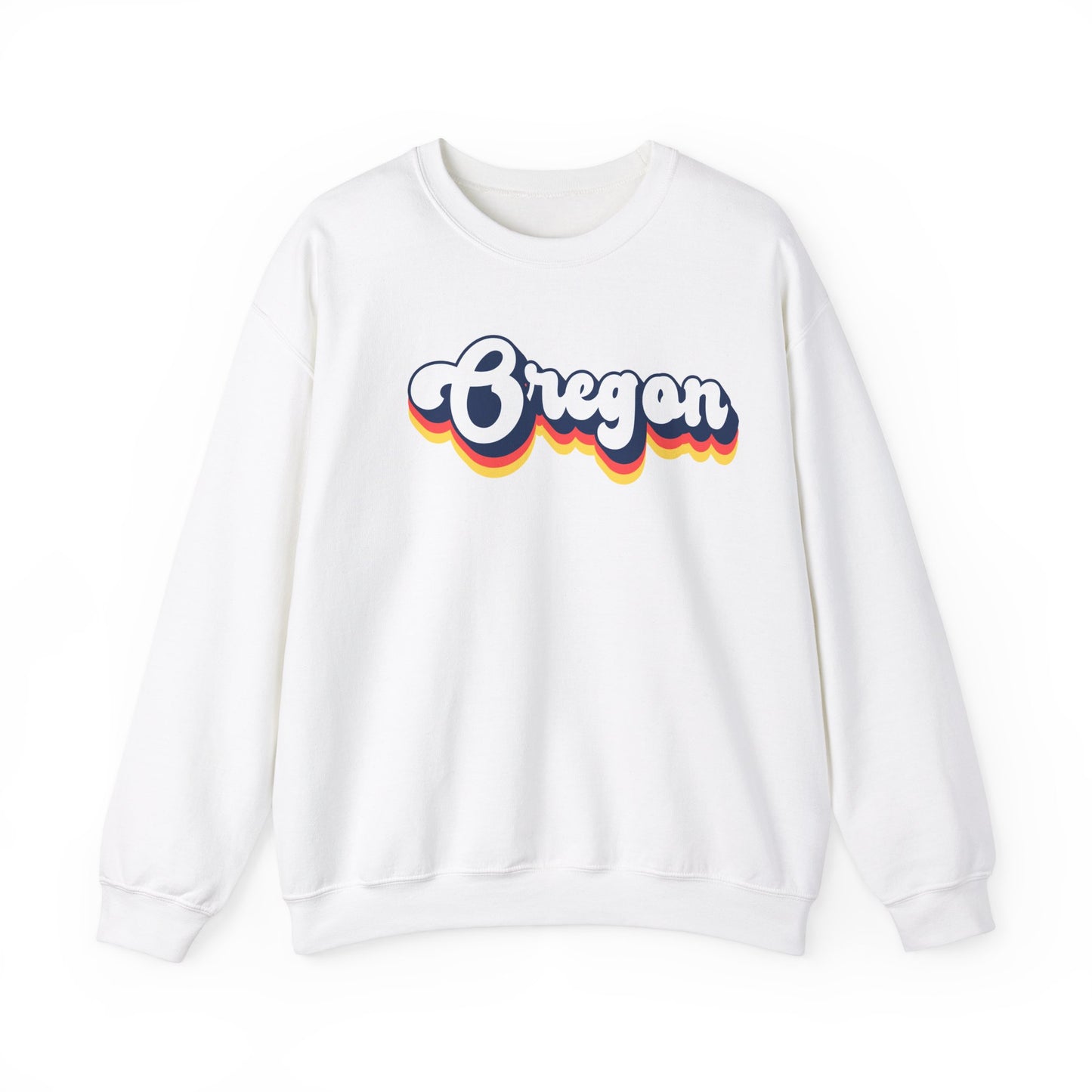 Retro Oregon Crewneck Sweatshirt