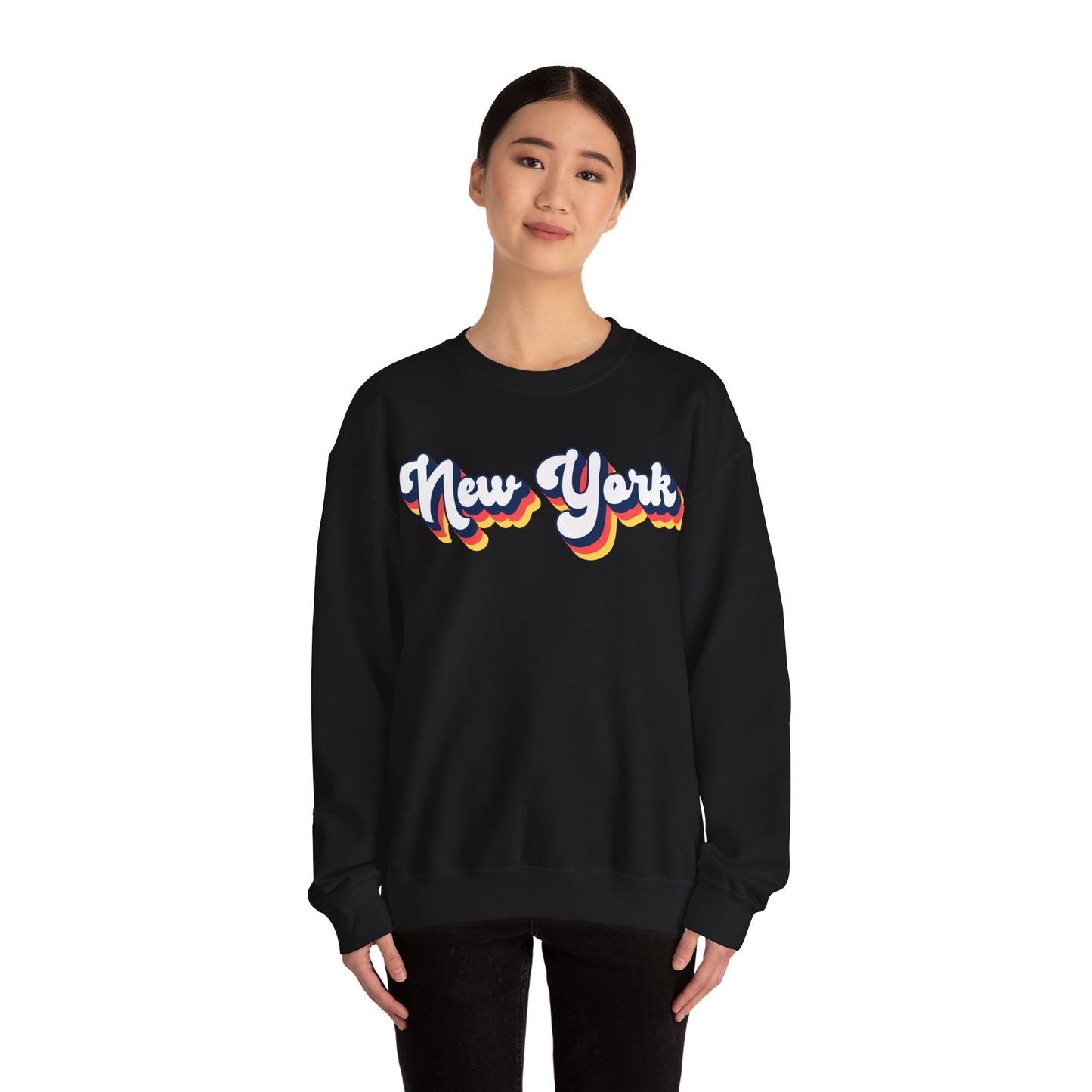 Retro New York Crewneck Sweatshirt