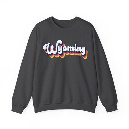 Retro Wyoming Crewneck Sweatshirt