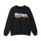 Retro Michigan Crewneck Sweatshirt