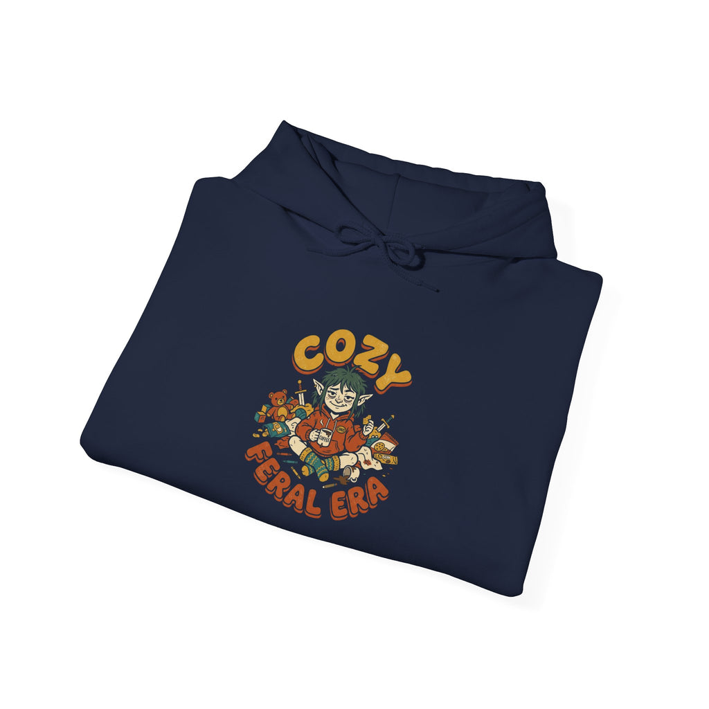 Cozy Feral Cat Hoodie | feral era, chaotic cute