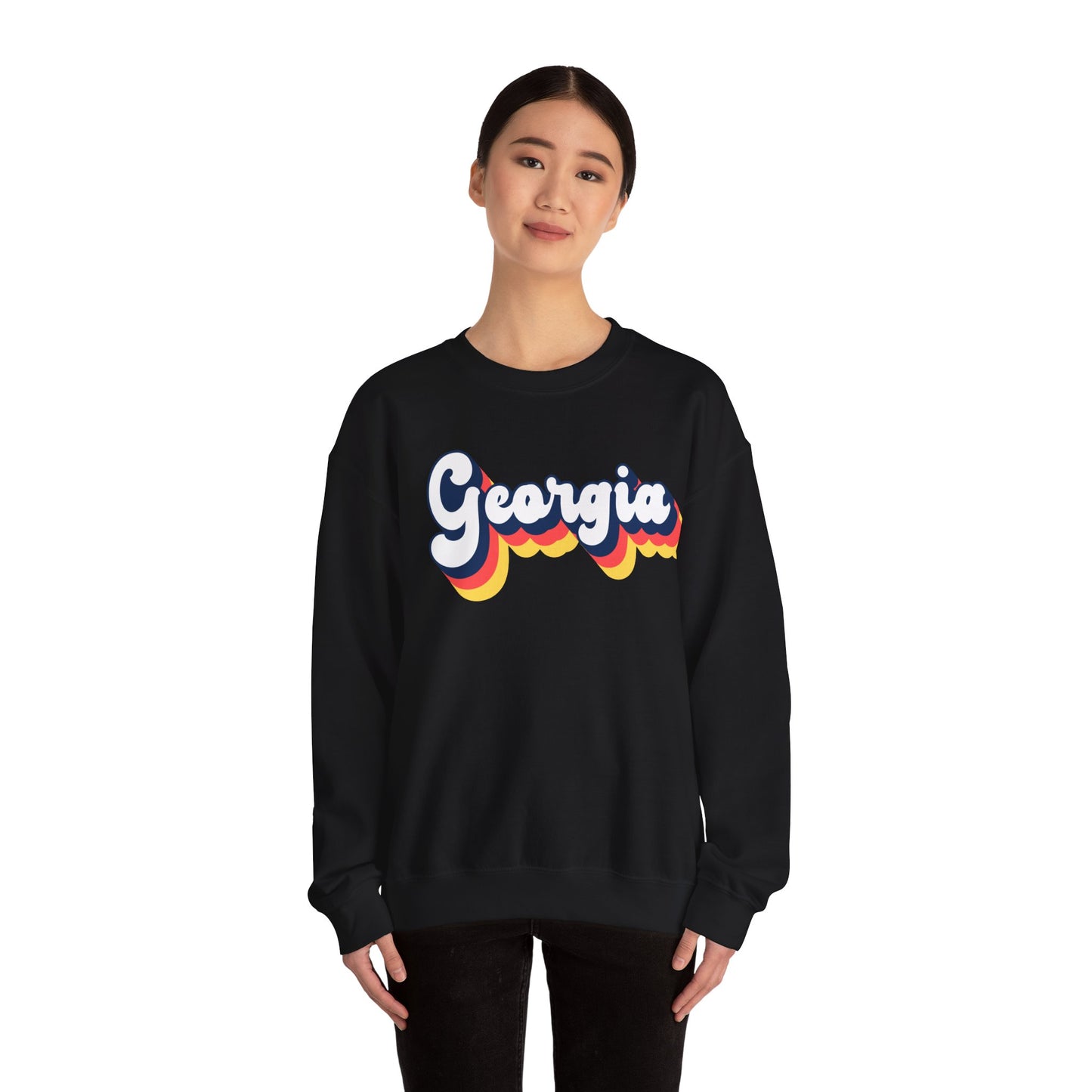 Retro Georgia Crewneck Sweatshirt