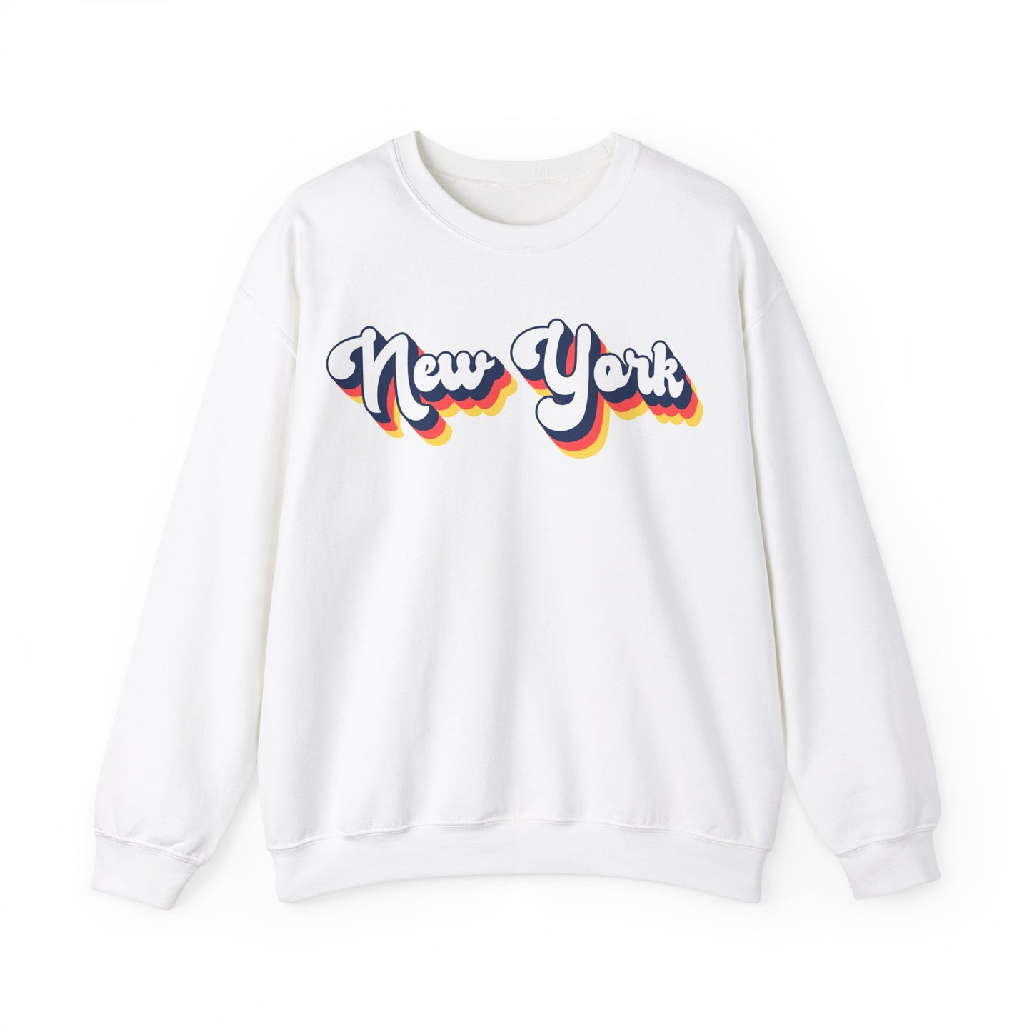 Retro New York Crewneck Sweatshirt