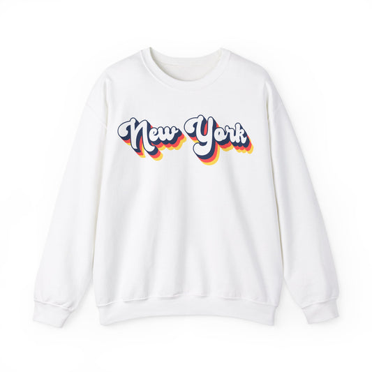 Retro New York Crewneck Sweatshirt