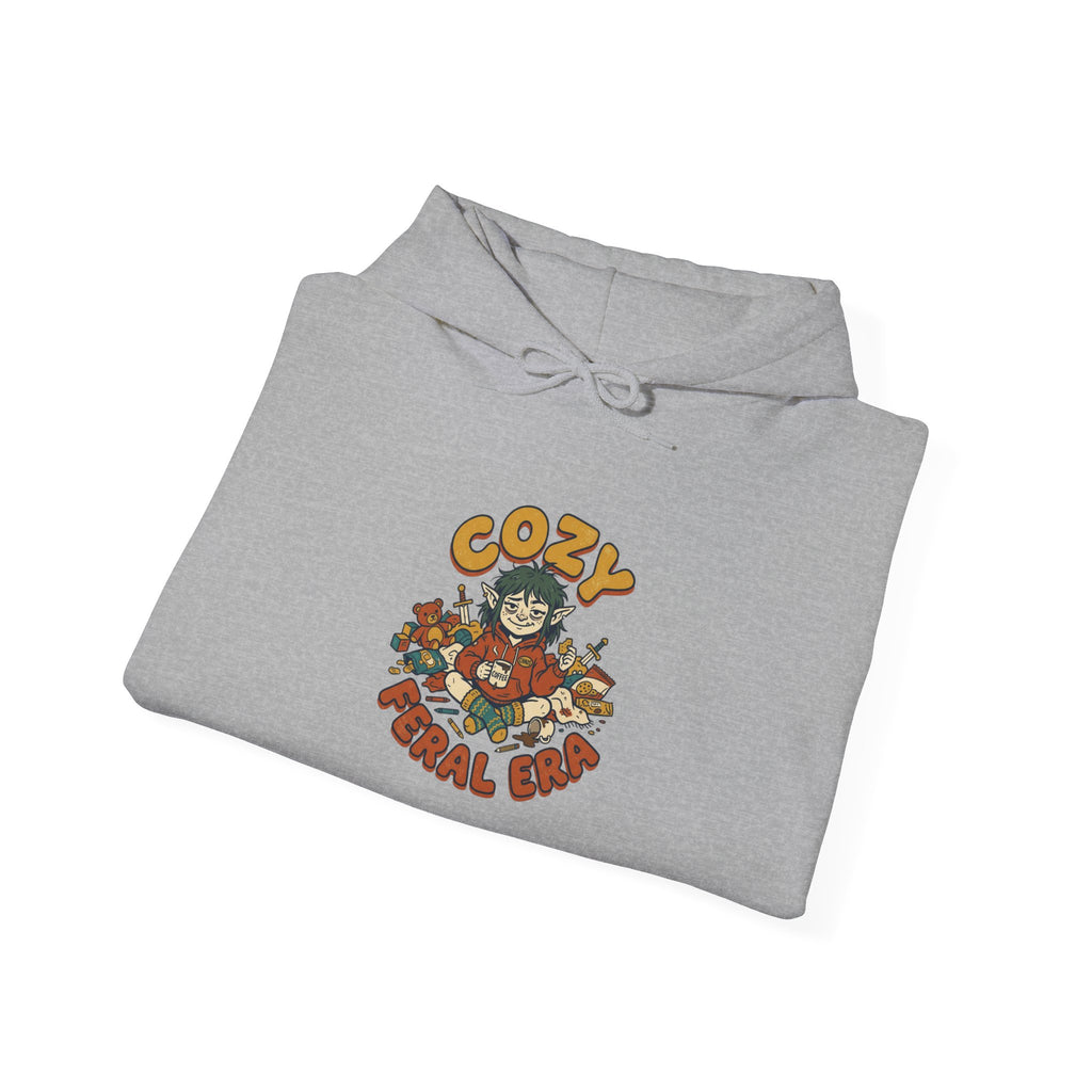 Cozy Feral Cat Hoodie | feral era, chaotic cute