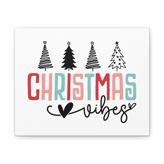 Christmas Vibes Canvas Gallery Wrap