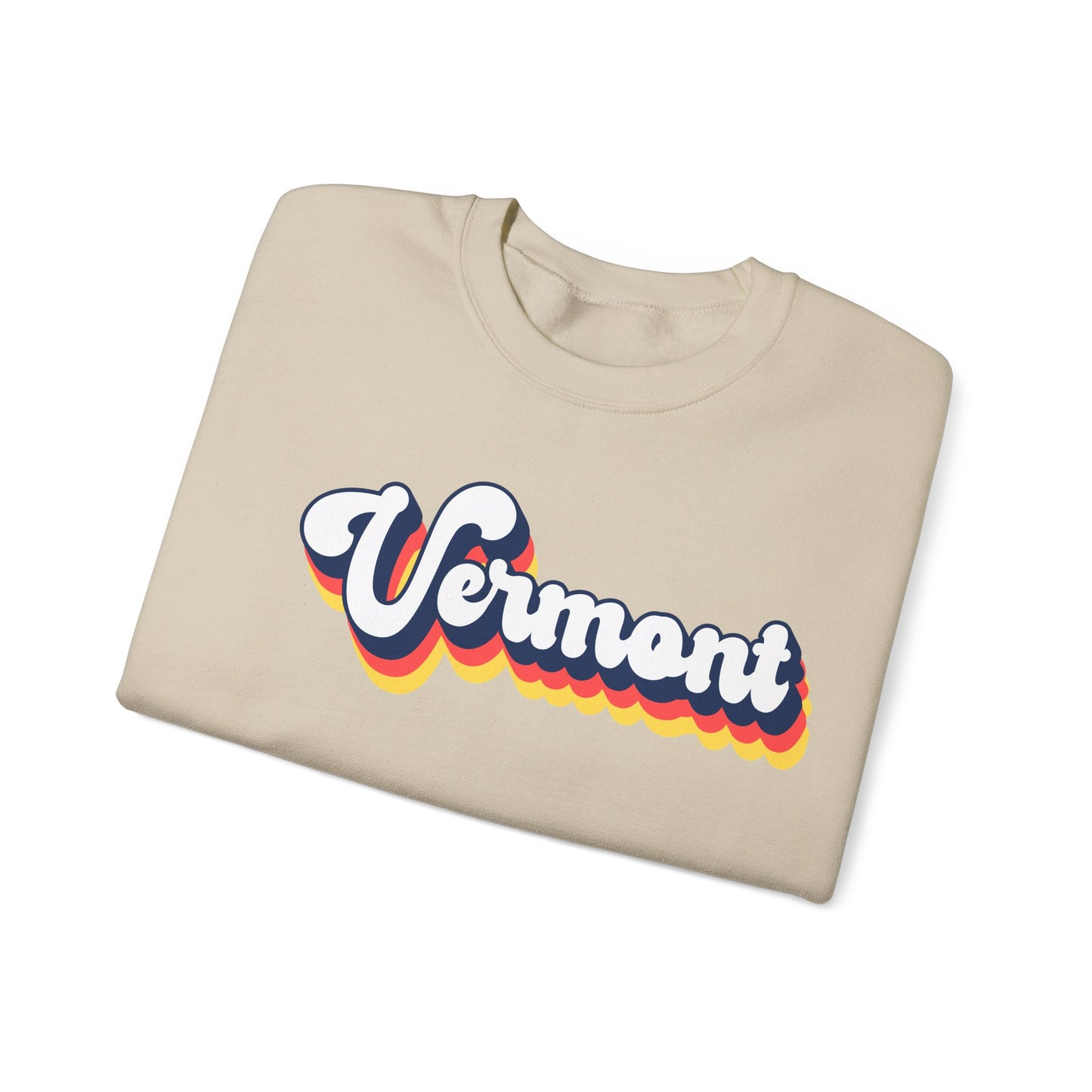 Retro Vermont Crewneck Sweatshirt