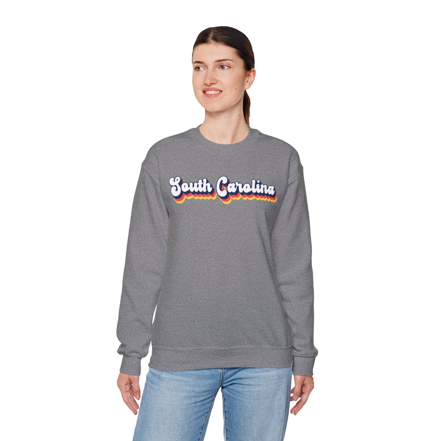 Retro South Carolina Crewneck Sweatshirt