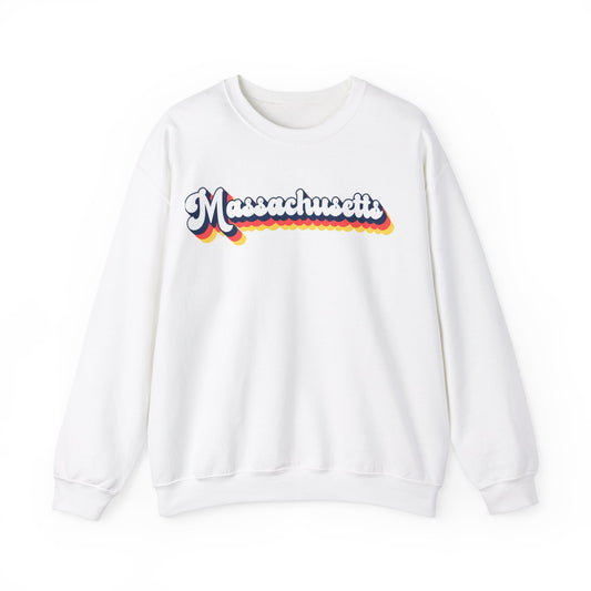 Retro Massachusetts Crewneck Sweatshirt