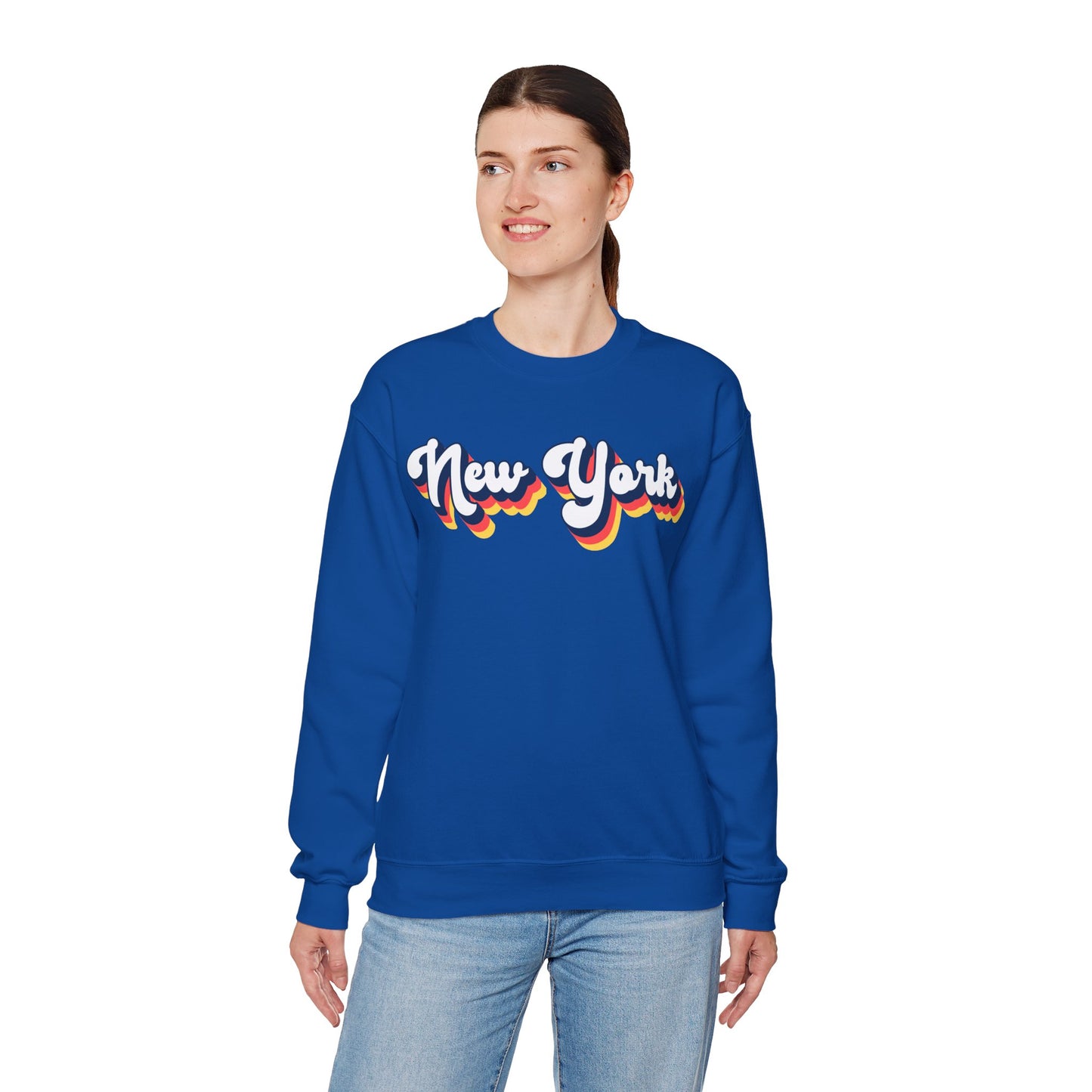 Retro New York Crewneck Sweatshirt