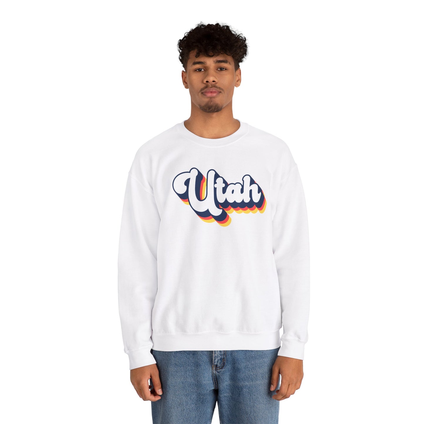 Retro Utah Crewneck Sweatshirt