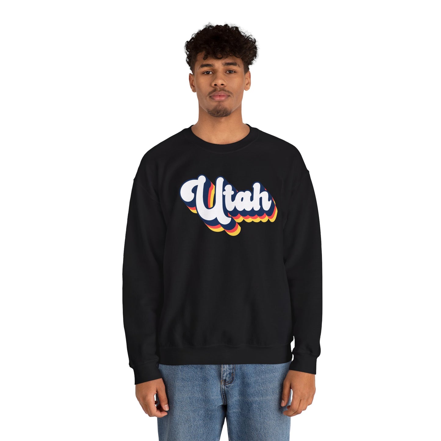 Retro Utah Crewneck Sweatshirt