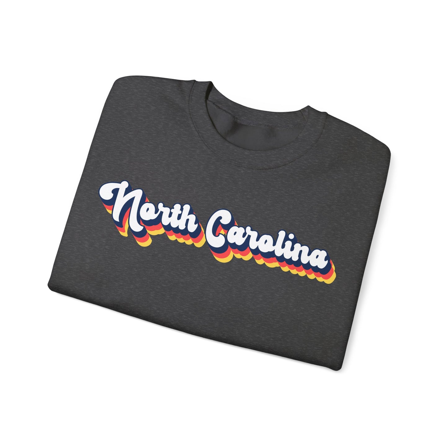 Retro North Carolina Crewneck Sweatshirt