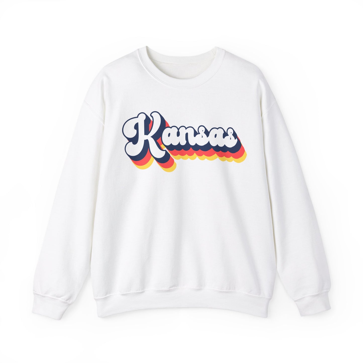 Retro Kansas Crewneck Sweatshirt