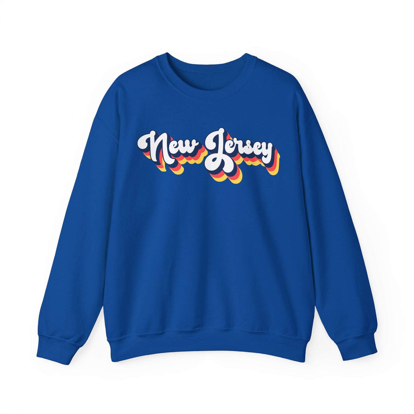 Retro New Jersey Crewneck Sweatshirt