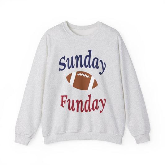 Sunday Funday New York Giants Unisex Heavy Blend™ Crewneck Sweatshirt