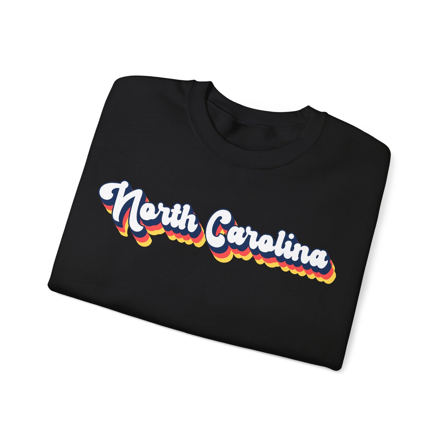 Retro North Carolina Crewneck Sweatshirt