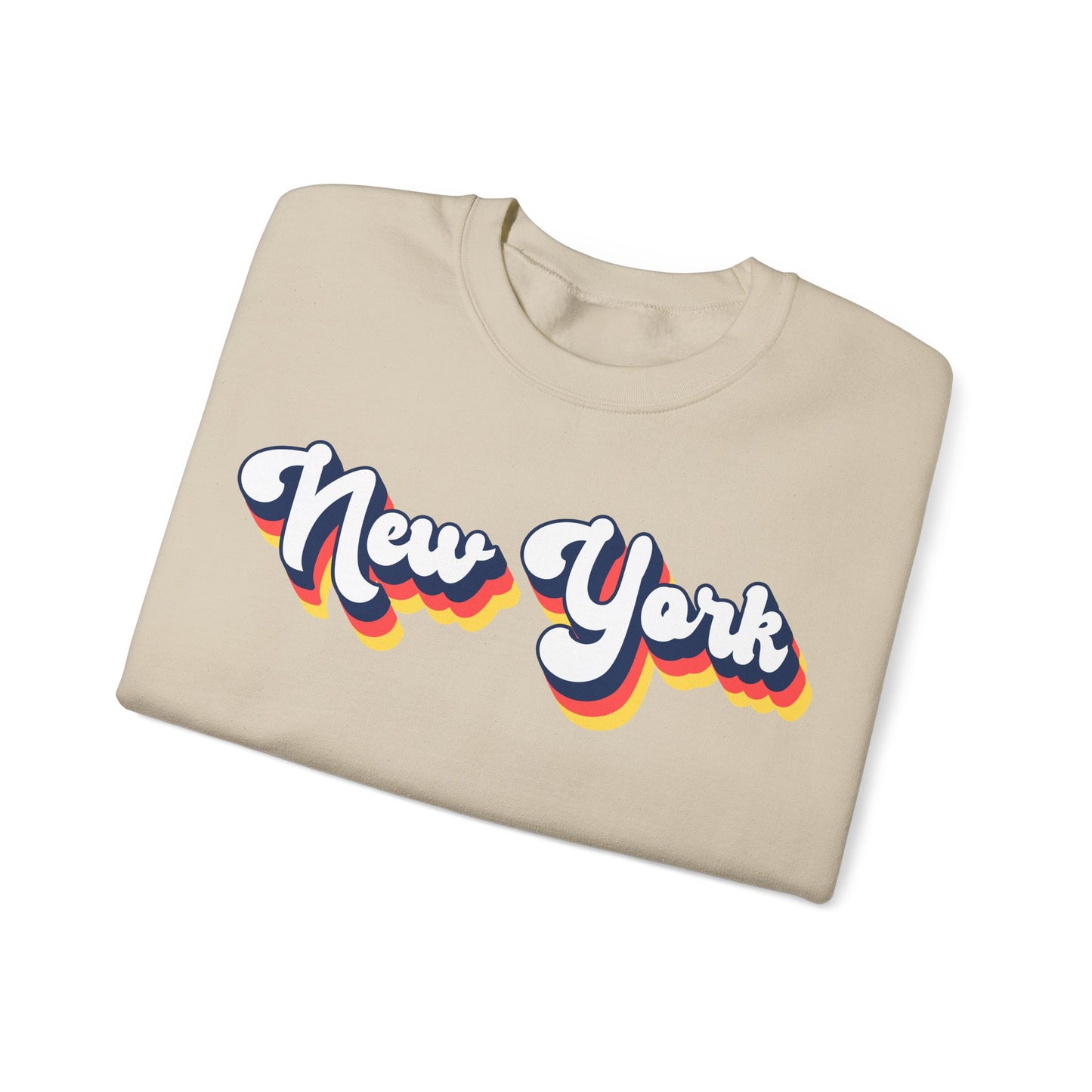 Retro New York Crewneck Sweatshirt