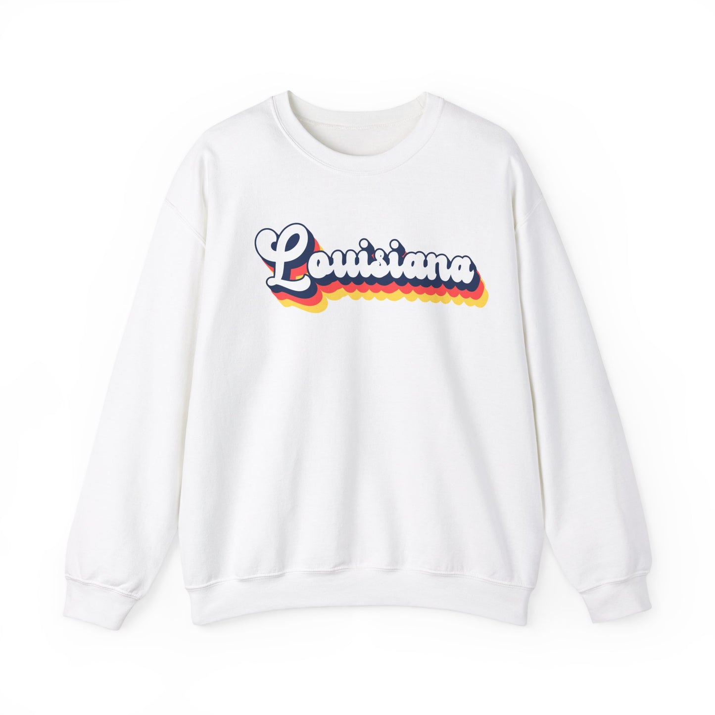 Retro Louisiana Crewneck Sweatshirt