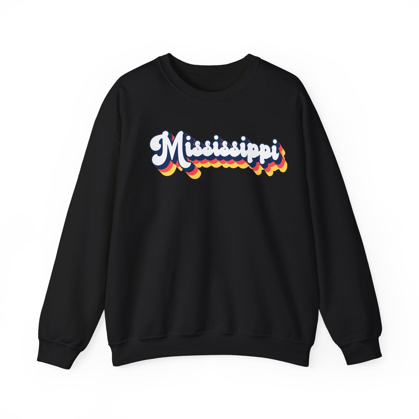 Retro Mississippi Crewneck Sweatshirt