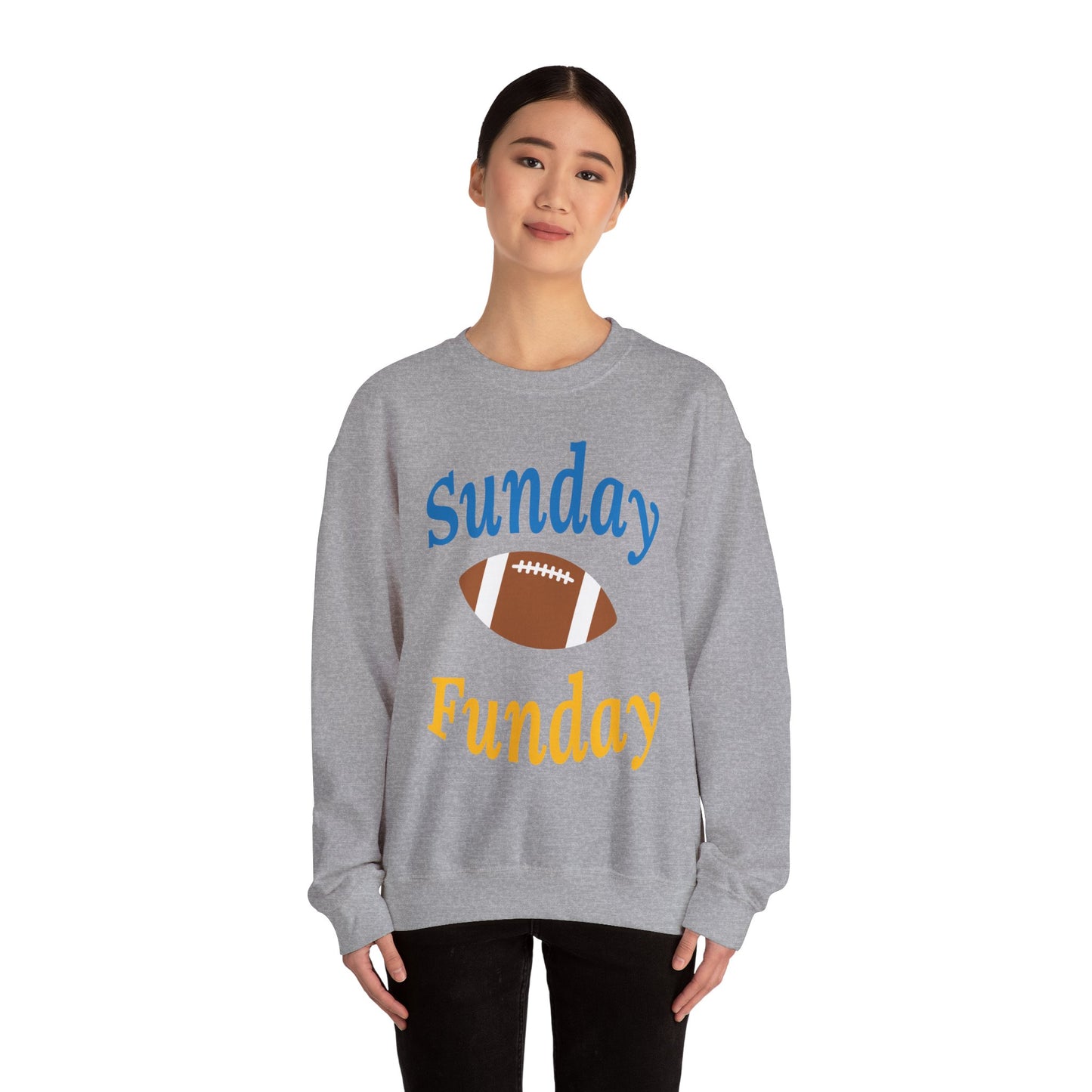 Sunday Funday LA Cargers Unisex Heavy Blend™ Crewneck Sweatshirt