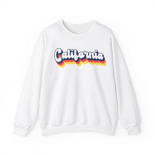 Retro California Crewneck Sweatshirt