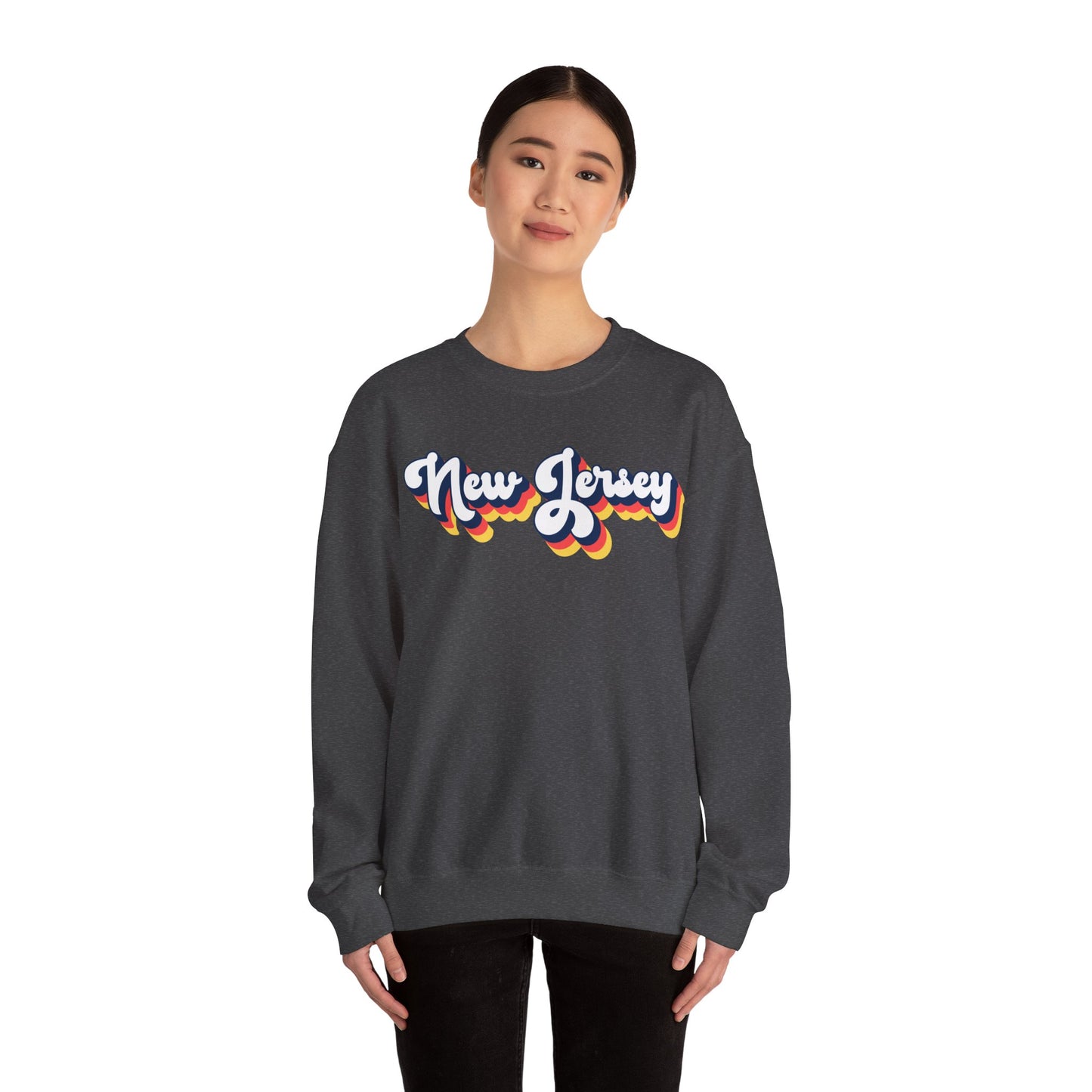 Retro New Jersey Crewneck Sweatshirt