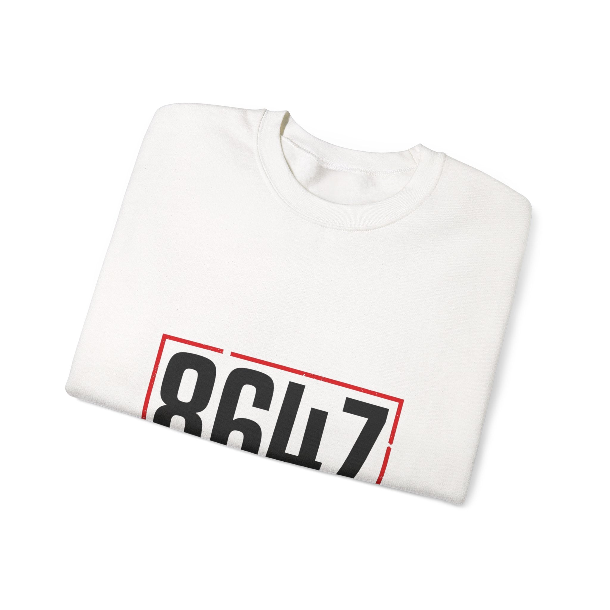 8647 Political Typography Crewneck, stencil distressed civic expression sweatshirt
