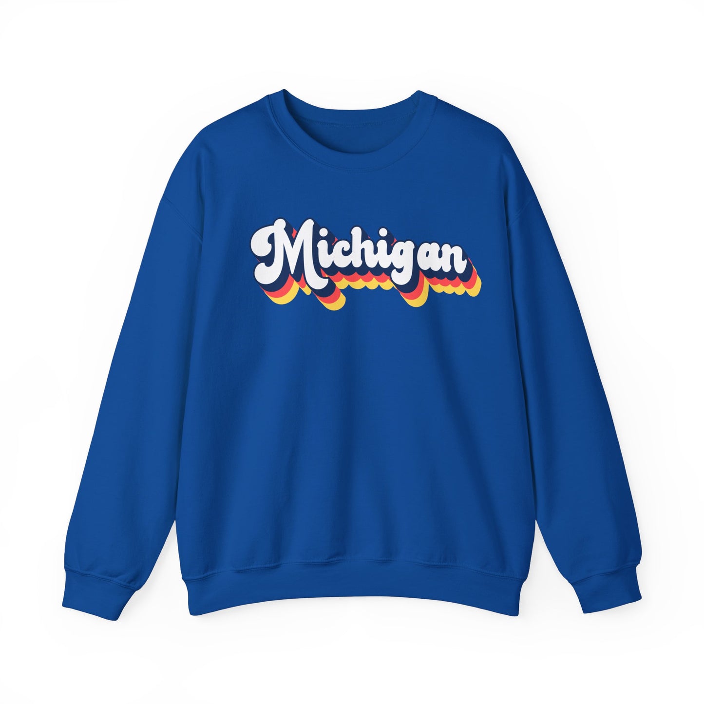 Retro Michigan Crewneck Sweatshirt