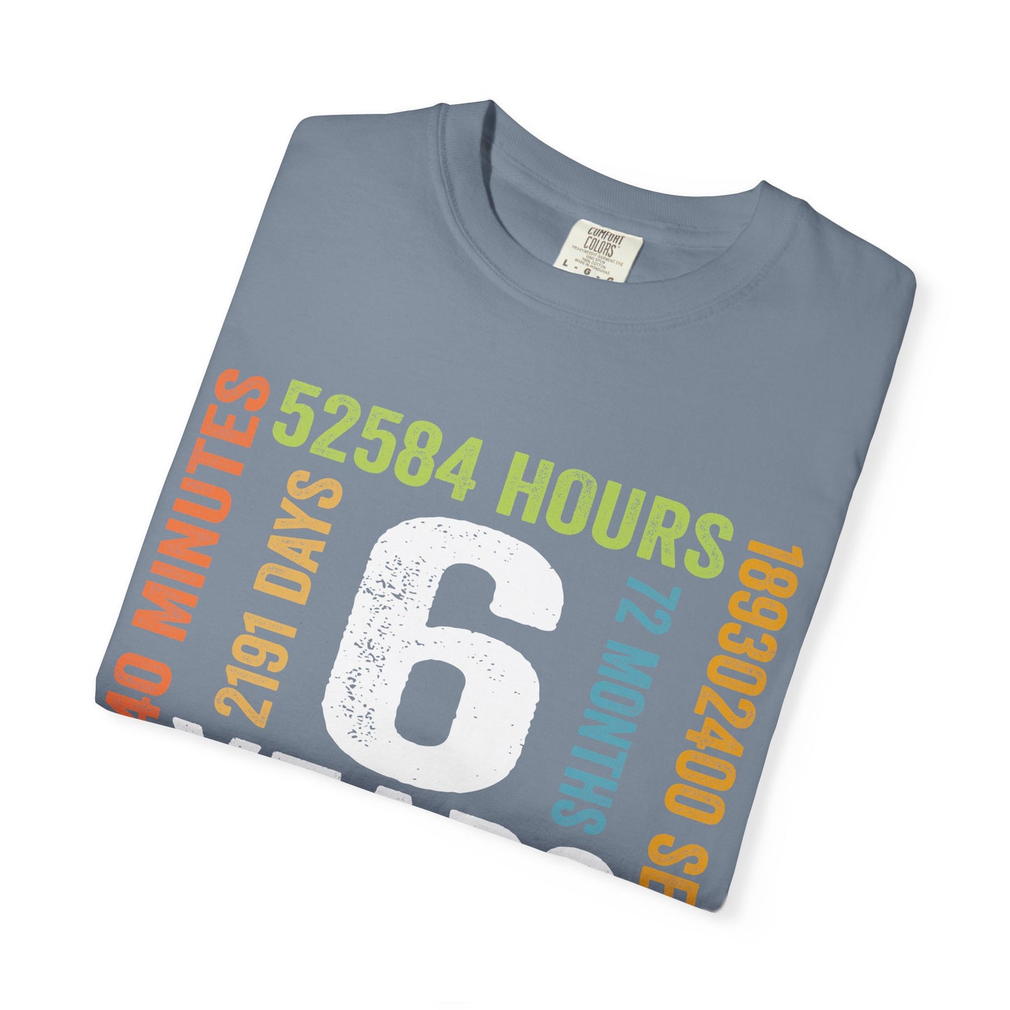 6 Years of Being Awesome T-Shirt — Funny Birthday Tee for Six-Year-Olds