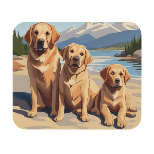 Labradors Mouse Pad (Rectangle)