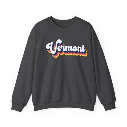 Retro Vermont Crewneck Sweatshirt