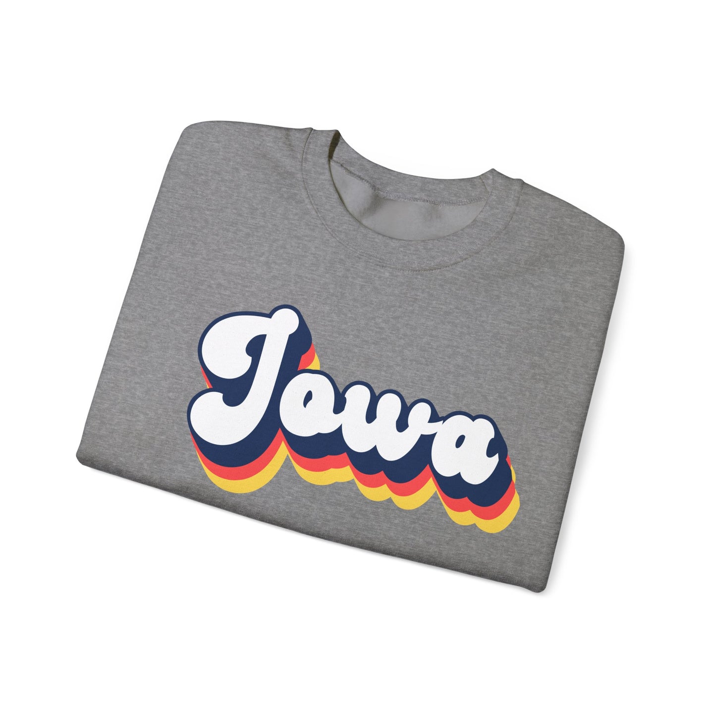 Retro Iowa Crewneck Sweatshirt