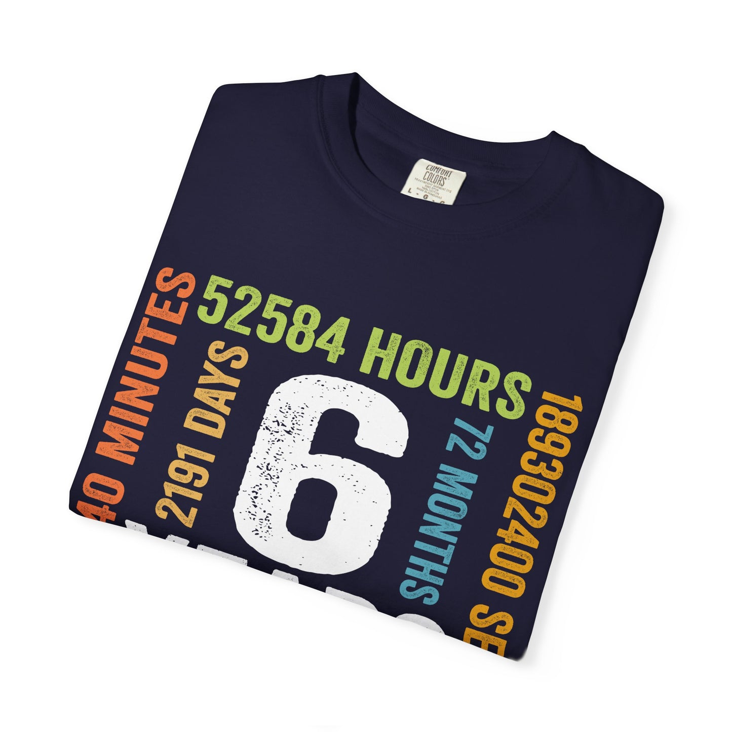 6 Years of Being Awesome T-Shirt — Funny Birthday Tee for Six-Year-Olds