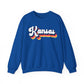 Retro Kansas Crewneck Sweatshirt