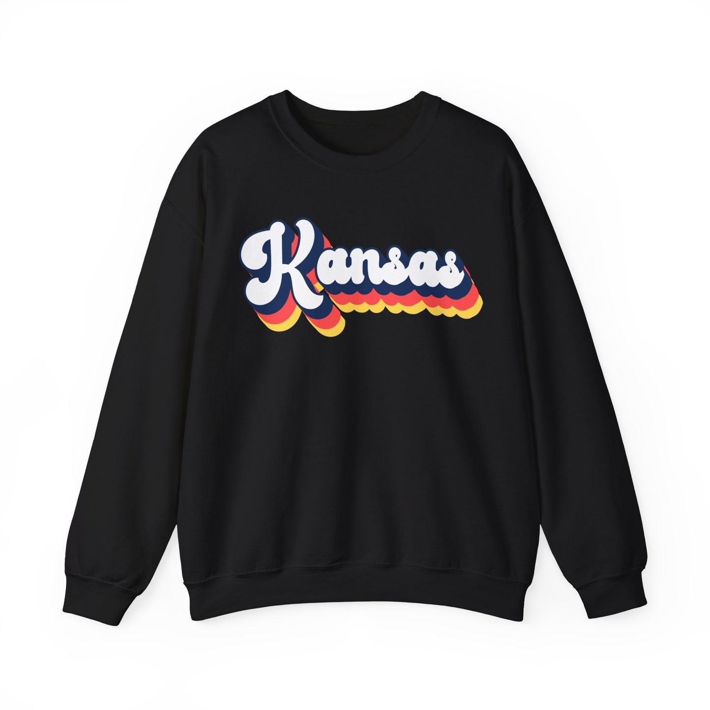 Retro Kansas Crewneck Sweatshirt