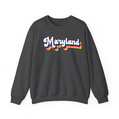 Retro Maryland Crewneck Sweatshirt