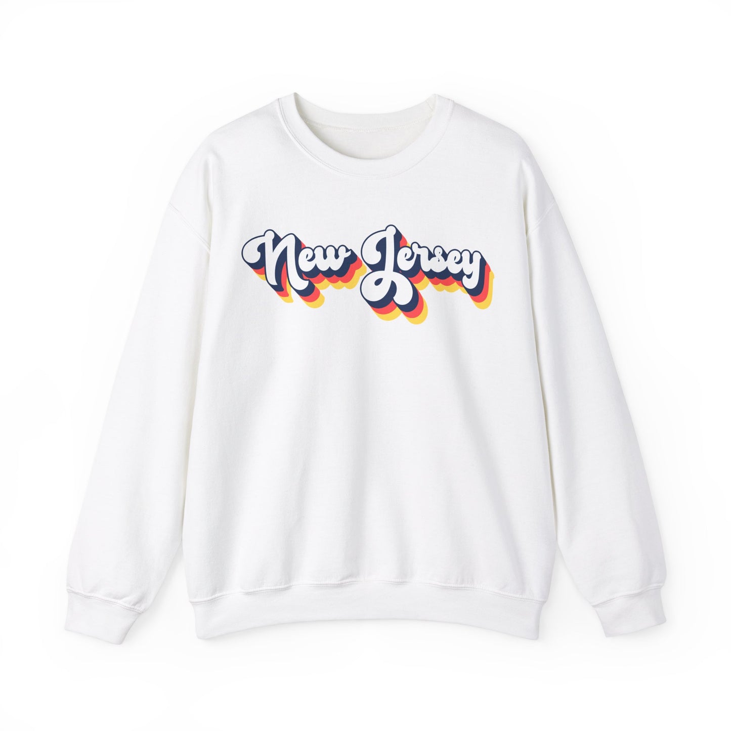 Retro New Jersey Crewneck Sweatshirt