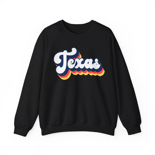 Retro Texas Crewneck Sweatshirt