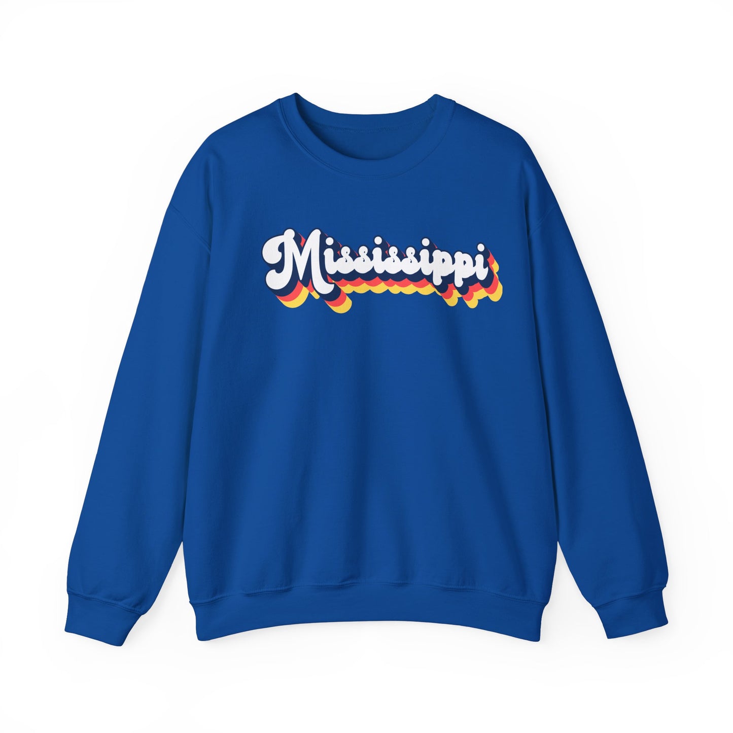 Retro Mississippi Crewneck Sweatshirt