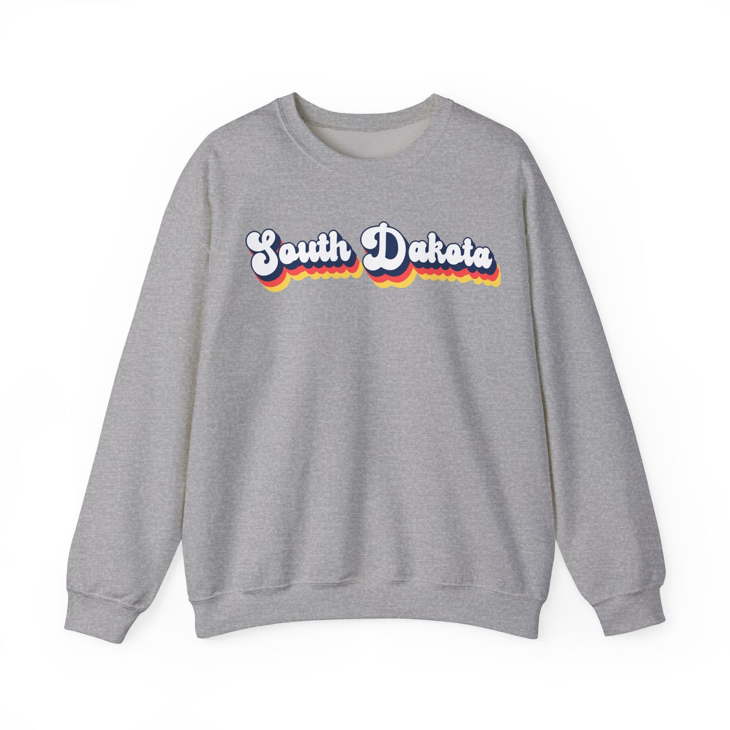 Retro South Dakota Crewneck Sweatshirt