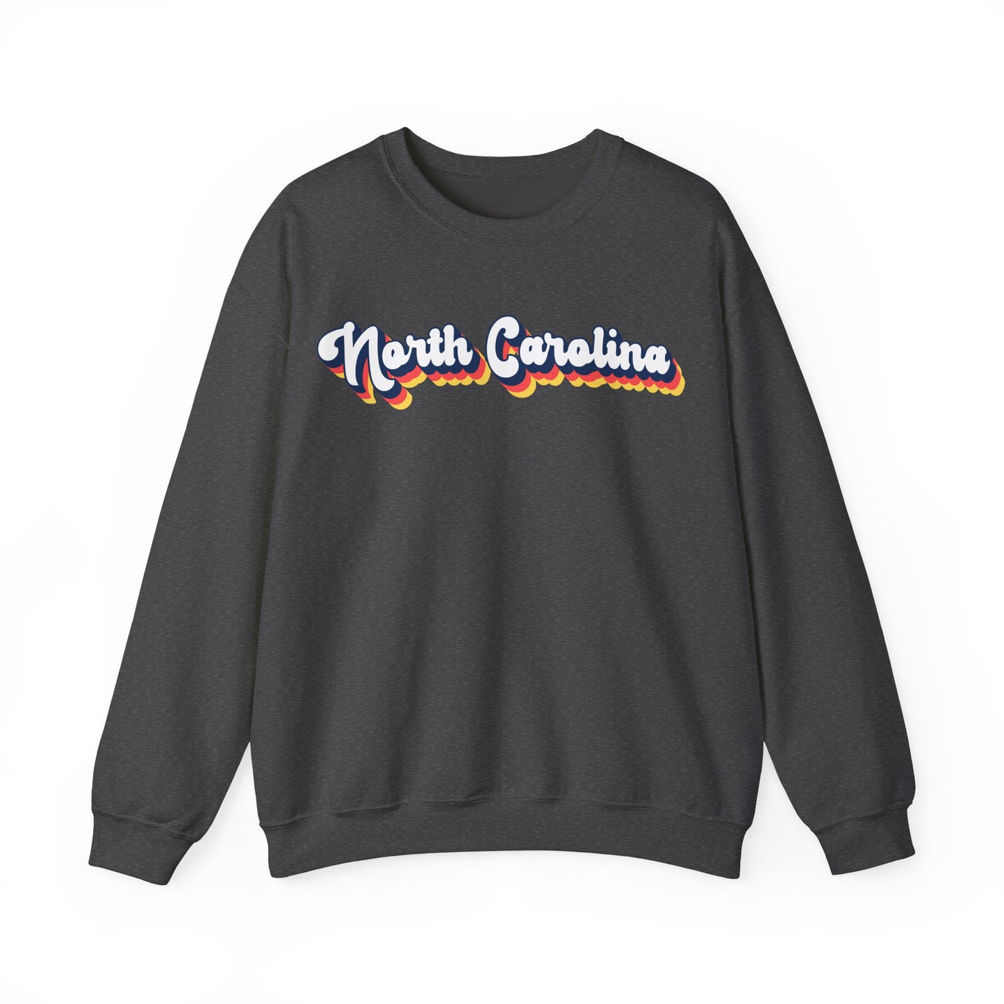 Retro North Carolina Crewneck Sweatshirt